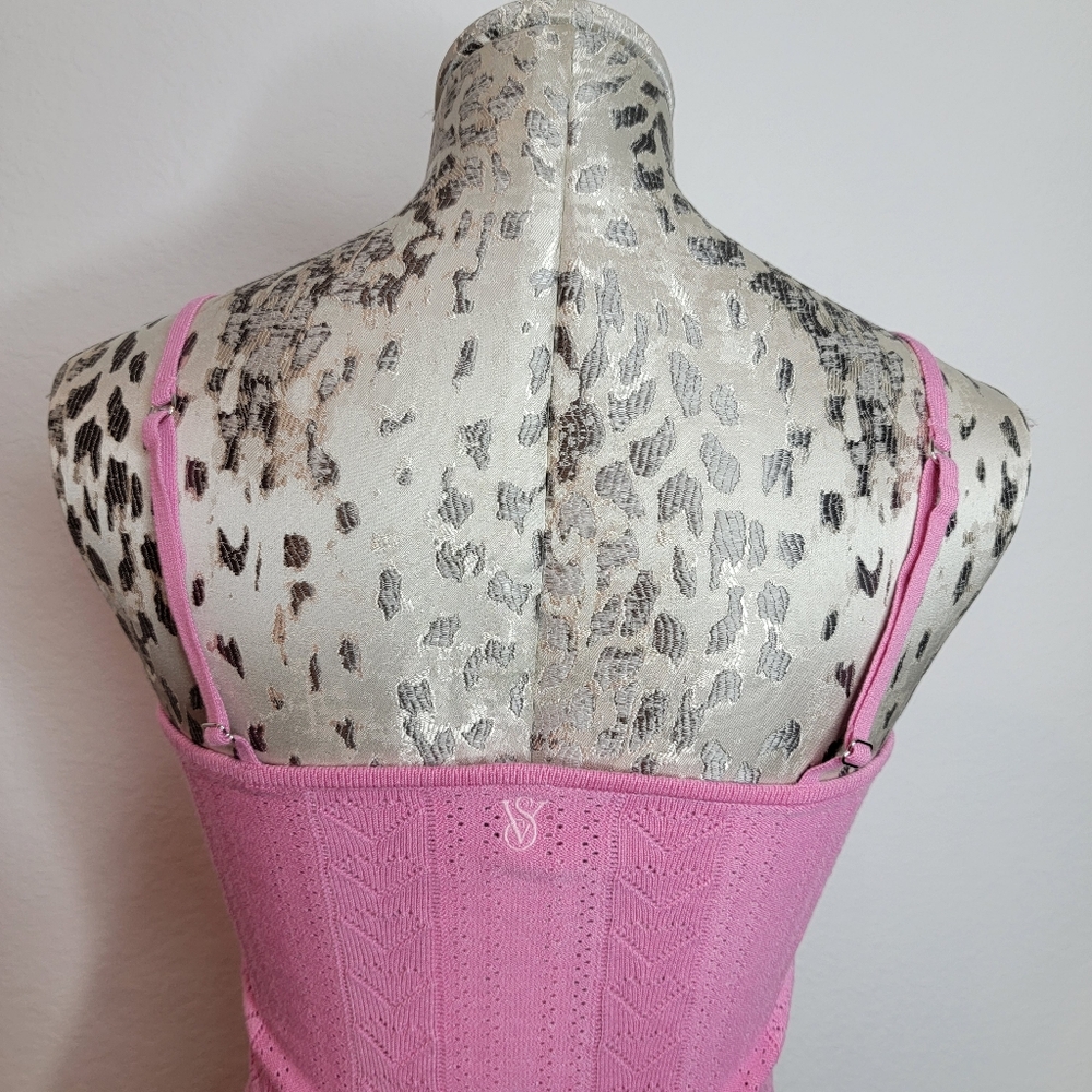 Victoria's Secret Luxe Heart Pointelle Bodysuit. - Picture 8 of 15